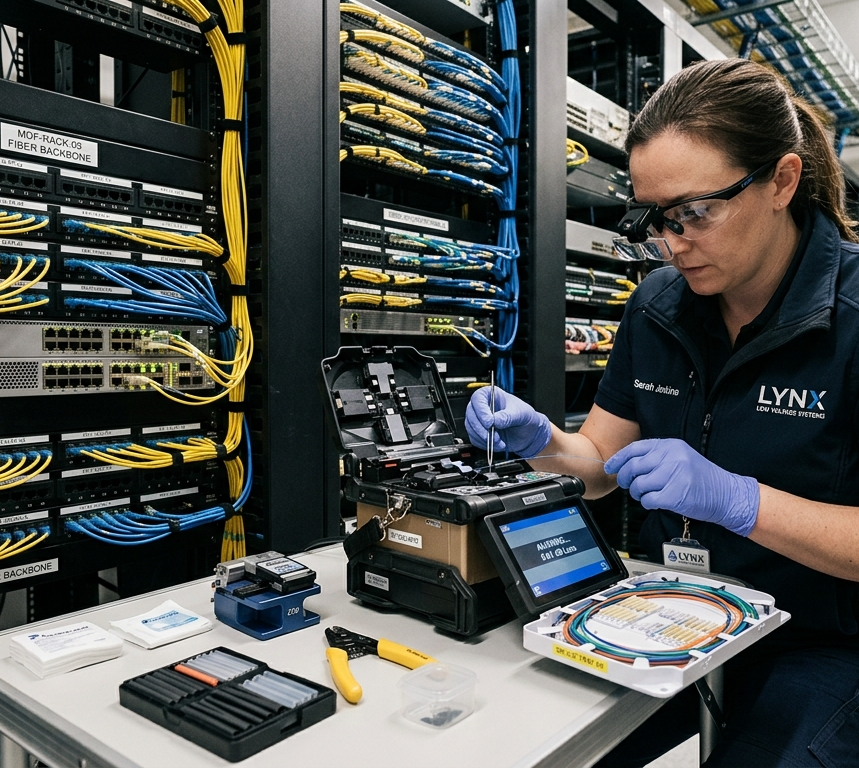 Fiber Optic Splicing and Cabling Service